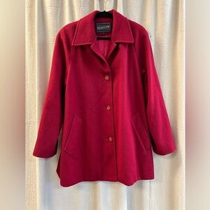 Pendleton Woolen Mills Wool Coat/ Originates and made in Portland Oregon/size 14